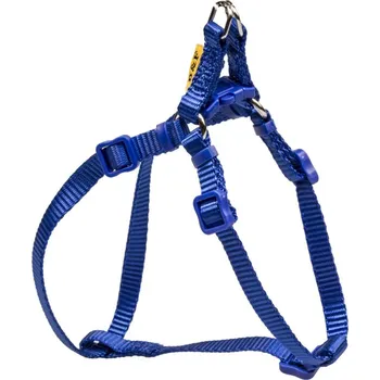 Postroj pro psa BAFPET Popruhové kšíry JEDNOBAREVNÉ Barva: Modrá, Rozměr: 20mm x OH 44-72cm 18414J