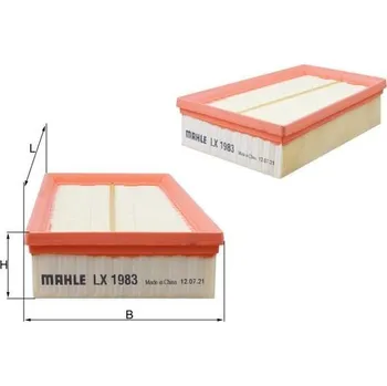 Filtr do auta Vzduchový filtr MAHLE LX 1983