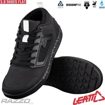 Pánské cyklistické tretry Boty na kolo Leatt MTB 3.0 Flat Shoe Black 2023 9 US