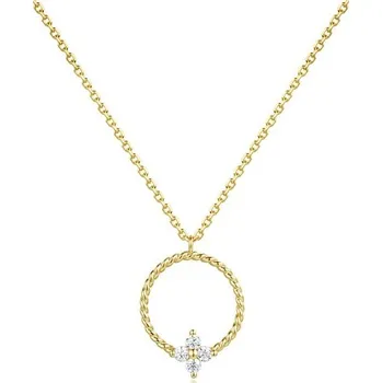 Náhrdelník Zlatý náhrdelník AURINO se zirkony N27351FCZZ4Y-1