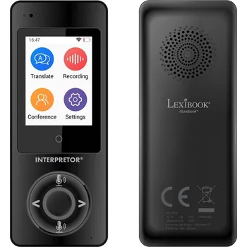 Elektronický slovník a překladač Lexibook Interpretor NTL2000-00 hlasový překladač s umělou inteligencí