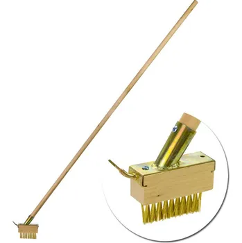 Drátěný kartáč DEMA Kartáč na spáry s kovovým trnem a násadou