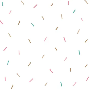 Tapeta ICH Wallcoverings Papírová tapeta s barevnými čárkami 453-2, Pippo, ICH Wallcoverings, velikost 0,53 x 10,05 m