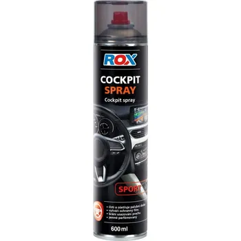 Čistič plastových dílů Čistič palubní desky Rox - sport 600ml sprej