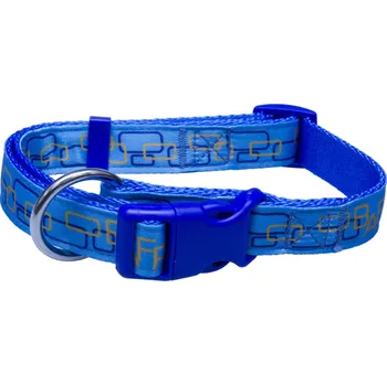 Obojek pro psa BAFPET Popruhové obojky OBDELNÍČKY Barva: Modrá, Rozměr: 25mm x 40-66cm 18102O