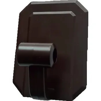 Věšák Háček samolepící QF typ 10, plast, hnědá, 1ks