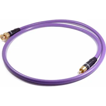 Audio kabel Melodika RCA (Cinch) - BNC kabel 6m fialový
