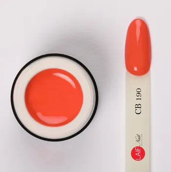 Umělé nehty Laif Barevný UV/LED gel oranžový CB 190 Summer Coral 6ml