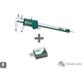 Posuvné měřítko Sada: digitální posuvné měřítko 300/0,01 mm s integrovaným ZigBee + jednokanálový přijímač dat INSIZE