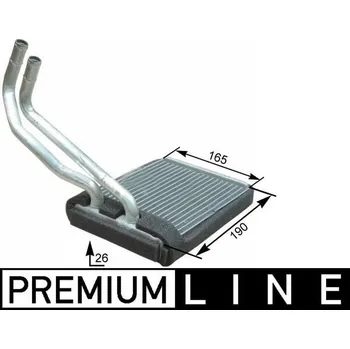 Výměník tepla, vnitřní vytápění MAHLE AH 177 000P