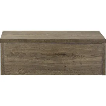 Koupelnový nábytek Koupelnová skříňka pod umyvadlo Bloxx 100 cm s umyvadlovou deskou Tabacco