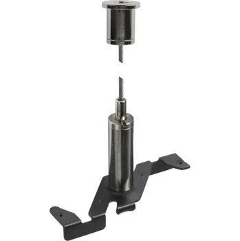 Bodové svítidlo BIG WHITE (SLV) 3m drátěné lano výkyvný závěs 48 V TRACK, černá 1006607