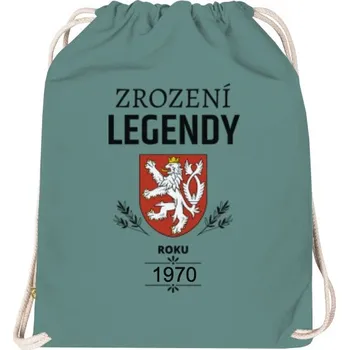 Sportovní vak Vak na záda Organic s potiskem Vak zrození legendy