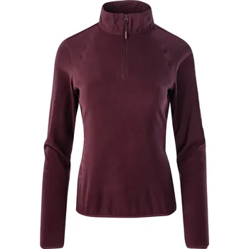 Dámská mikina Dámská Fleecová mikina IGUANA VILOS W M000103208 – Vínová M