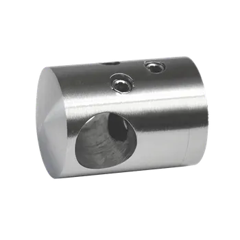 Držák tyče ø 14 mm přechodný, plochý, broušená AISI 304