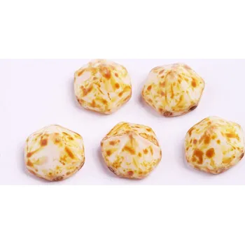 Korálek Dvoudírkový hexagon č20