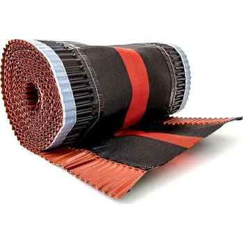 Hřebenový a nárožní pás 390 hnědý (5m)