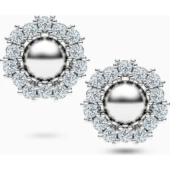 Náušnice Korbička Šperky Náušnice 013 - Zirkon -bílé zlato/žluté zlato/červené zlato