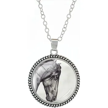 Řetízek Náhrdelník a přívěsek kůň