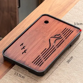 Čínský podnos na vodu pro čajový obřad - Divoké husy 2