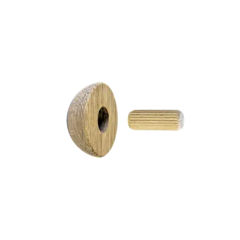 Dřevěné ukončení madla ø 42 mm, dub bez nátěru