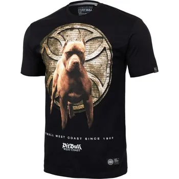 Pánské tričko PitBull West Coast - pánské triko CURB černé M