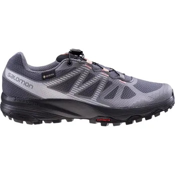 Dámská treková obuv Dámské Boty SALOMON XA SIWA GTX W EBONY/QUSH/QUAR L47069800 – Šedá 38 2/3
