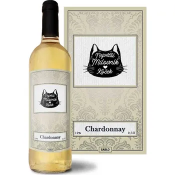 Víno Sablio Bílé víno Největší milovník koček: 0,75 l