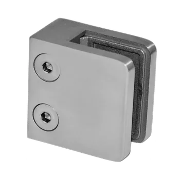 DOPRODEJ! Svorka plochá, sklo 6–10,76 mm, broušená AISI 316