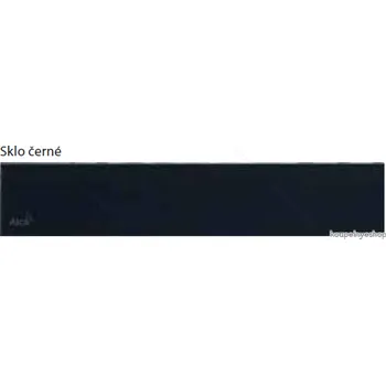 ALCAPLAST GL1204-750 Rošt pro liniový podlahový žlab (sklo černé)