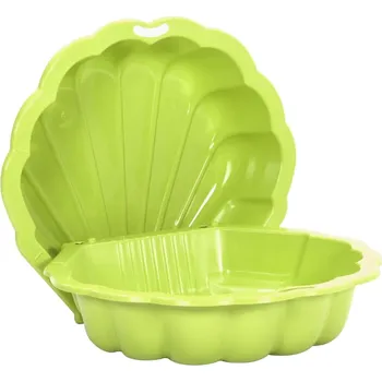 Pískoviště mušle plastové 77 x 87 x 21 cm zelené 2 ks Pískoviště Pískoviště mušle plastové 77 x 87 x 21 cm zelené 2 ks