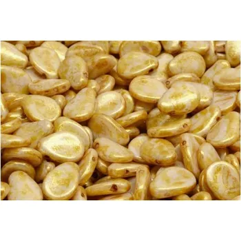 Korálek Lístek sasanky 8x11mm č. 21