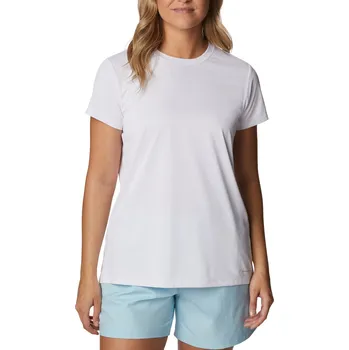 Dámské tričko Dámské Tričko s krátkým rukávem COLUMBIA COLUMBIA HIKE GRAPHIC SS 2033541100 – Bílá M