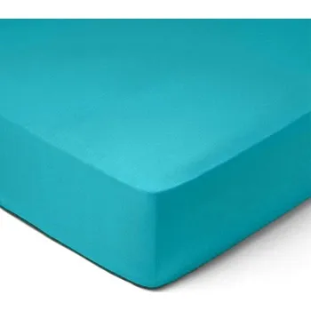 Prostěradlo DekorTextil Jersey napínací prostěradlo tyrkysové ROZMĚR: (š/d/v) 200 x 220 x 20 cm