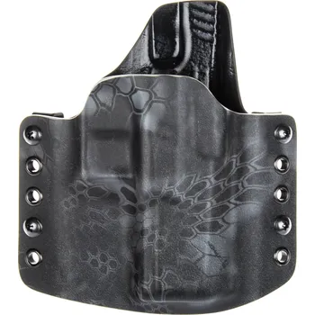 Příslušenství pro sportovní střelbu RH Holsters OWB - CZ P-10 C - vnější kydexové pouzdro - poloviční sweatguard - kryptek typhon/černá Pouzdro je pro: Levák