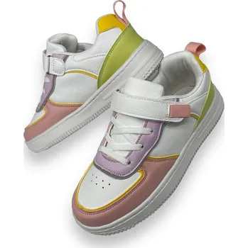 Dívčí tenisky Camo Dívčí růžové tenisky na suchý zip 11 Barva: Růžová, Velikost: 35