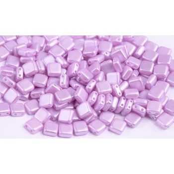 Korálek Dvoudírkové čtverečky č. 52 (6x6 mm)