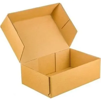 Obalový materiál Poštovní kartonová krabice 300x300x100 mm 3VVL E 340g/m2 hnědá - paleta 1120 ks