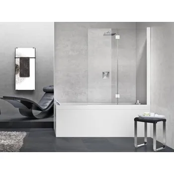 Vanová zástěna Novellini 2-DÍLNÁ VANOVÁ ZÁSTĚNA YOUNG 1BSV WHITE 120 x 150 cm Rozměr: 120 x 150, Provedení: levé