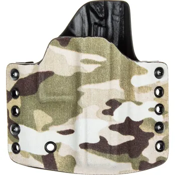 Příslušenství pro sportovní střelbu RH Holsters OWB - CZ P-07 - vnější kydexové pouzdro - poloviční sweatguard - multicam/černá Pouzdro je pro: Levák