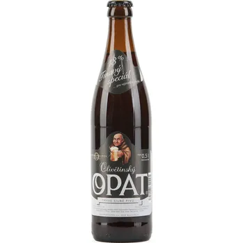 Pivo Olivětínský Opat 13% tmavý speciál
