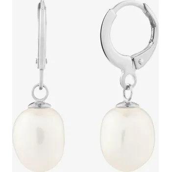 Šperk Stříbrné náušnice Pearl Heart s říční perlou 5357 01 Preciosa