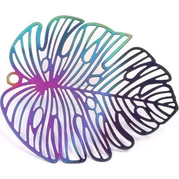 Korálek Kov 496 (39.5x35x0.2 mm)