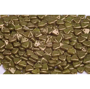 Korálek Dvoudírkový trojúhelník 6 mm č. 18