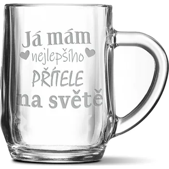 Sklenice Sablio Půllitr Já mám nejlepšího přítele na světě: 0,5