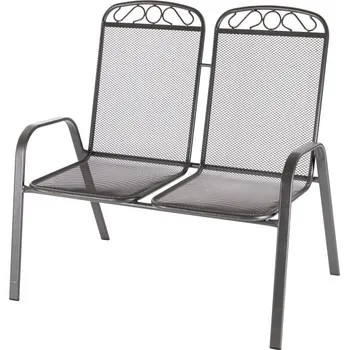 Zahradní lavice DEMA Dvojitá kovová židle Virginia