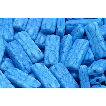 Korálek Obdélníkové květinové korálky 3630 (20x8 mm)