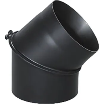 Kouřovod Karl - Koleno 0-45° regulované, průměr 130 mm