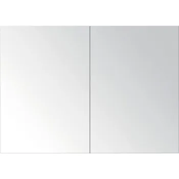 Koupelnový nábytek Zrcadlová skříňka bez osvětlení Porto 90x65x12 cm dub