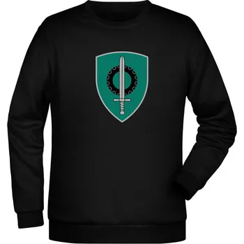 Pánská mikina Mikina 141. zásobovací prapor (Pardubice) - černá